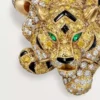 Faune Et Flore De Cartier Ring, Yellow, Orange and Brown Diamonds, Paved