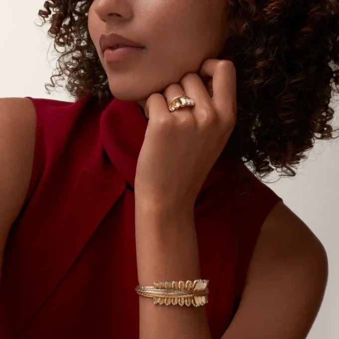 Grain De Cafe Bracelet, Diamonds