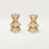 Grain De Cafe Earrings, Diamonds
