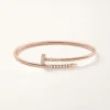 Juste Un Clou Bracelet, Small Model, Reverse-Set Diamonds