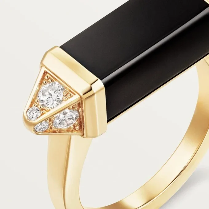 Les Berlingots De Cartier Ring, Semi-Paved