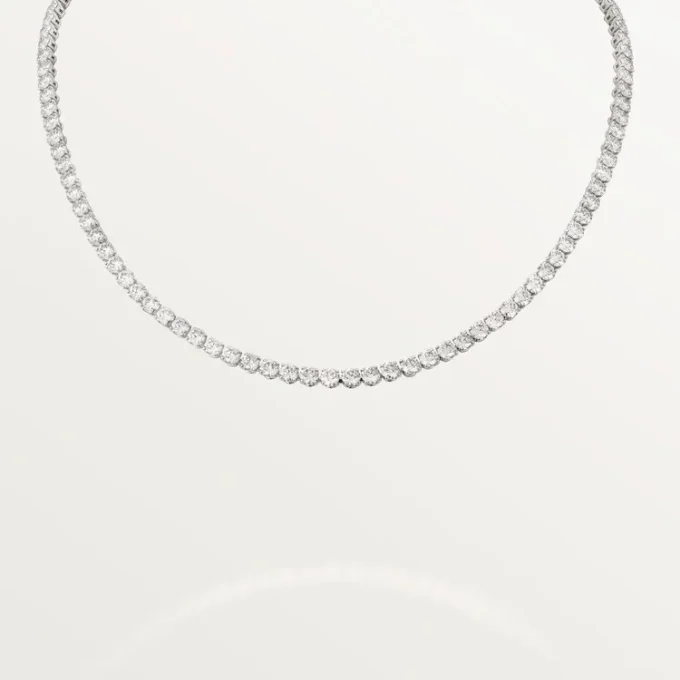 Lignes Essentielles Necklace, Brilliant-Cut Diamonds