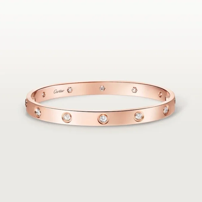 Love Bracelet, Classic Model,10 Diamonds Love Bracelet, Classic Model,10 Diamonds