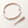 Love Bracelet, Classic Model, Brushed, 4 Diamonds