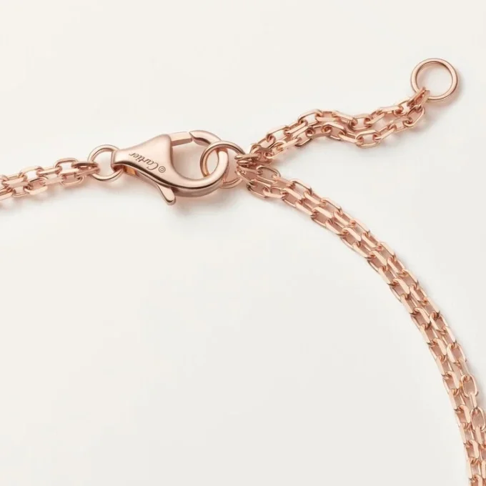 Love Bracelet, on Chain, 2 Diamonds