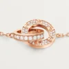 Love Bracelet, on Chain, Paved