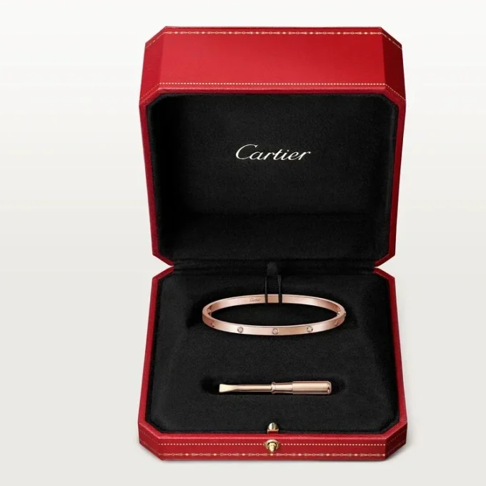 Love Bracelet, Small Model, 10 Diamonds