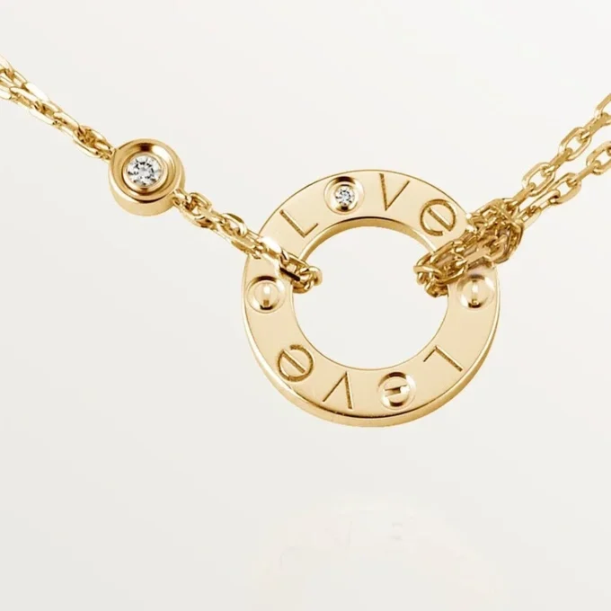 Love Diamond Pendant Necklace, Yellow Gold | Cartier Us