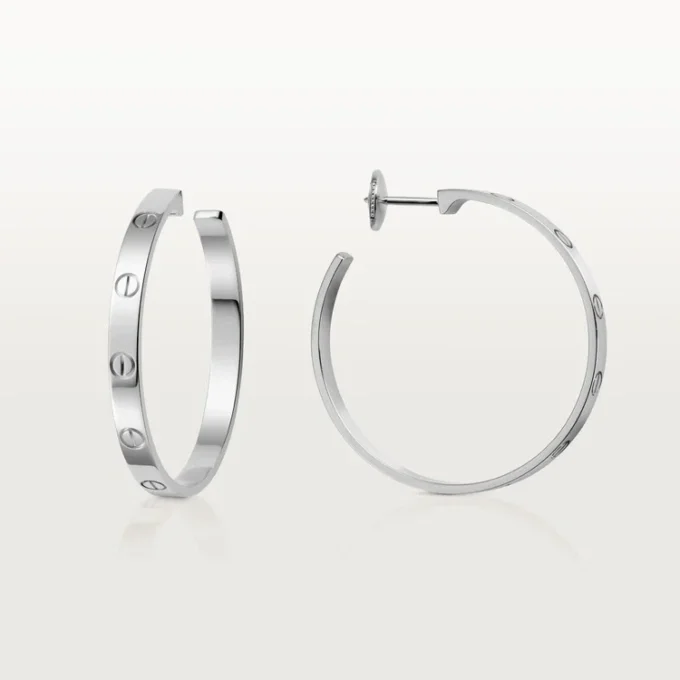 Love Earrings – White Gold – Cartier