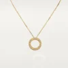 Love Necklace, Diamond-Paved – Yellow Gold, Diamonds – Cartier