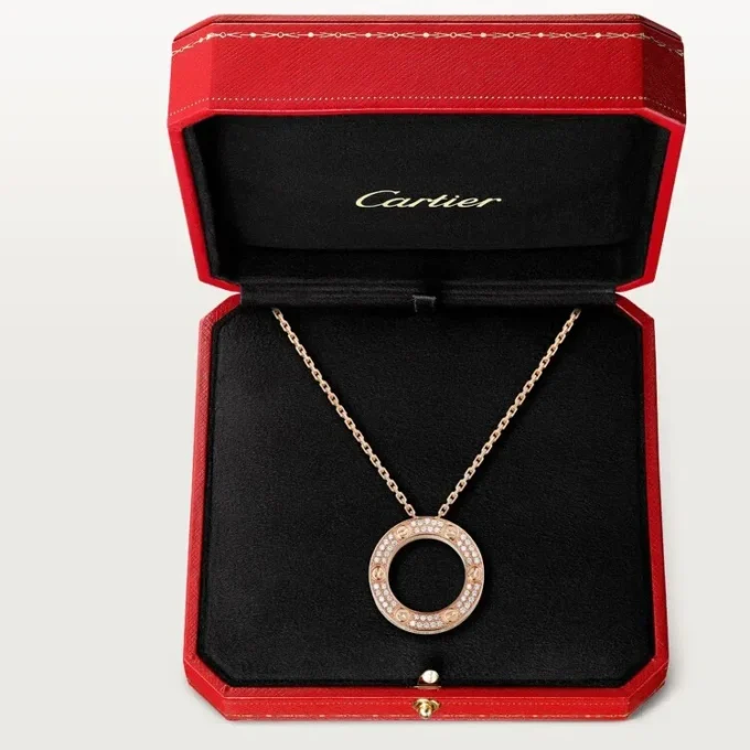 Love Necklace – Pink Gold, Diamonds – Cartier