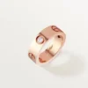 Love Ring, 3 Diamonds – Rose Gold, Diamonds – Cartier Love Ring, 3 Diamonds – Rose Gold, Diamonds – Cartier
