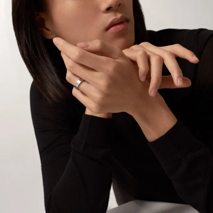Love Ring, 3 Diamonds – White Gold, Diamonds – Cartier Love Ring, 3 Diamonds – White Gold, Diamonds – Cartier