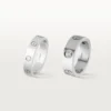 Love Ring, 3 Diamonds – White Gold, Diamonds – Cartier Love Ring, 3 Diamonds – White Gold, Diamonds – Cartier