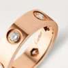 Love Ring – Rose Gold, Diamonds – Cartier Love Ring – Rose Gold, Diamonds – Cartier