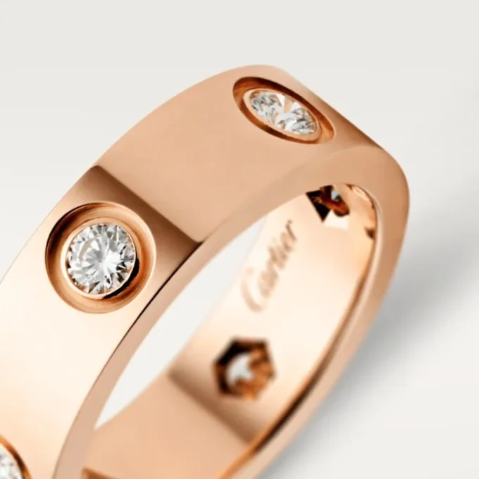 Love Ring – Rose Gold, Diamonds – Cartier Love Ring – Rose Gold, Diamonds – Cartier
