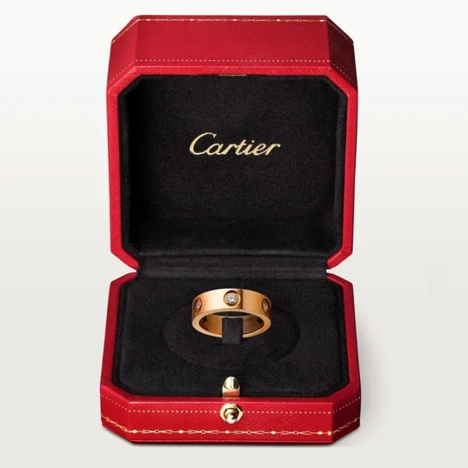 Love Ring – Rose Gold, Diamonds – Cartier Love Ring – Rose Gold, Diamonds – Cartier