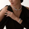 Panthere De Cartier Bracelet, Articulated, Paved