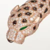 Panthere De Cartier Bracelet, Obsidian, Paved