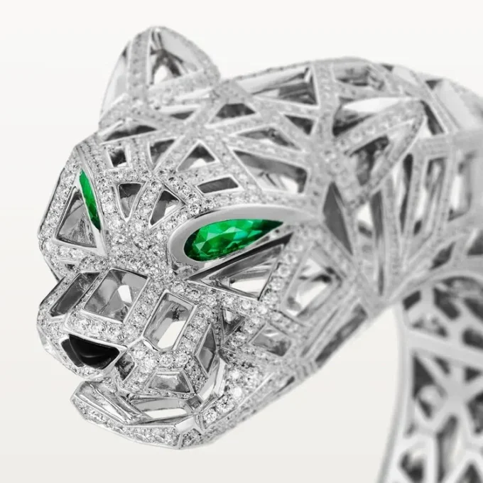 Panthere De Cartier Bracelet, Paved