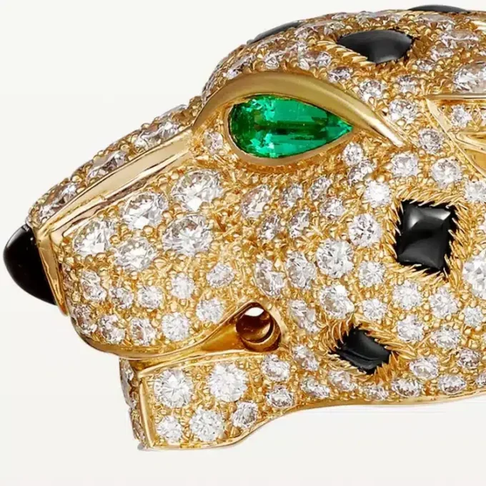 Panthere De Cartier Bracelet, Paved
