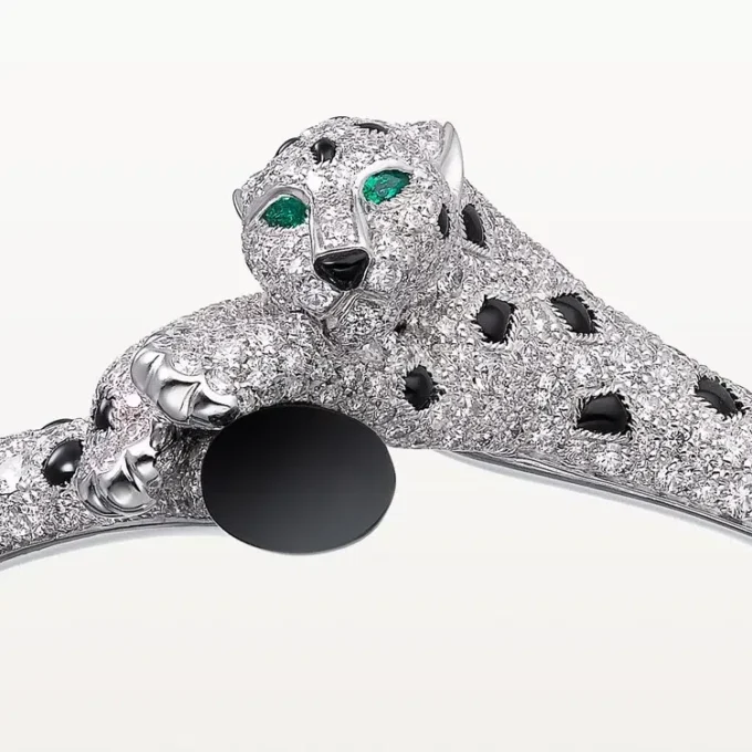 Panthere De Cartier Bracelet, Paved