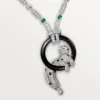 Panthere De Cartier Necklace, Paved