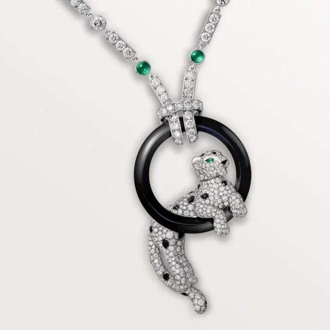 Panthere De Cartier Necklace, Paved