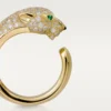 Panthere De Cartier Ring – Yellow Gold, Diamonds, Emeralds, Onyx – Cartier