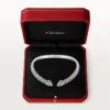 Panthere De Cartier Torque Necklace, Articulated, Paved