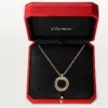 Trinity Pendant, Seven Rows, Diamonds