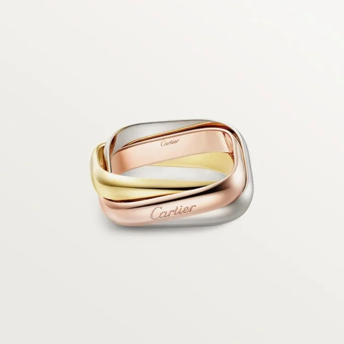 Trinity Ring, Cushion-Shaped, Classic Model Trinity Ring, Cushion-Shaped, Classic Model