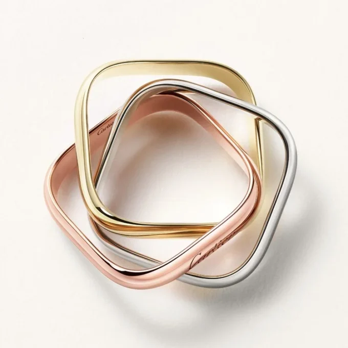Trinity Ring, Cushion-Shaped, Classic Model Trinity Ring, Cushion-Shaped, Classic Model