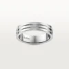 Trinity Wedding Band – White Gold – Cartier
