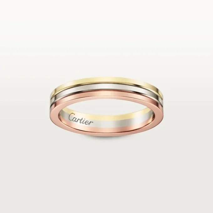 Vendome Louis Cartier Wedding Band, 3.5 Mm Width